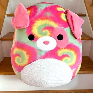 squishmallow tie dye dog
